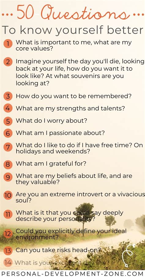 How To Know Yourself Better: 50 Questions To Deepen Self Awareness