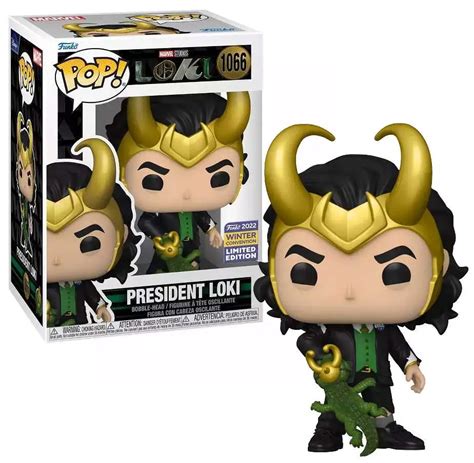 Funko Marvel Loki POP Marvel President Loki Exclusive Vinyl Bobble Head 1066 - ToyWiz