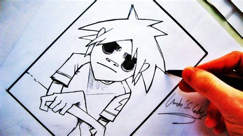 Como Desenhar o 2D [Gorillaz] - (How to Draw 2D /Gorillaz Vocals) - SLAY DESENHOS #73 - YouTube