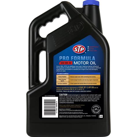 STP Pro Formula Conventional Engine Oil 5W-30 5 Quart