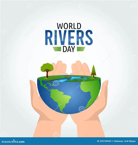 Vector Graphic of World Rivers Day Stock Vector - Illustration of ...