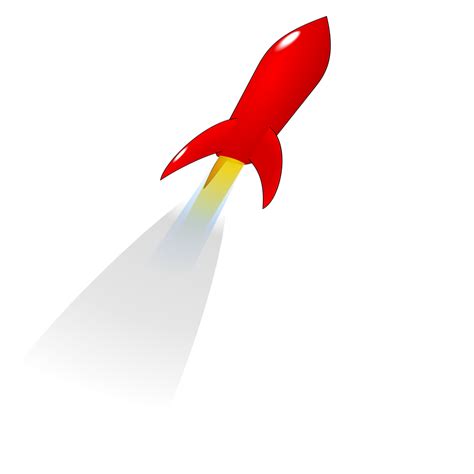 Rocket | Free Stock Photo | Illustration of a red rocket | # 16618