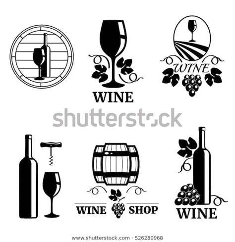 Trouvez des images de stock de Set Elegant Wine Logo Templates Vector en HD et des millions d ...