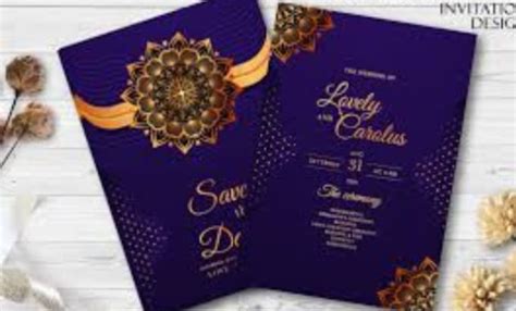 Designe wedding invitation, save the date, birthdays etc by ...