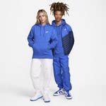 Nike Sportswear Club Fleece Pullove GAME ROYAL/GAME ROYAL/WHITE | www.unisport.dk