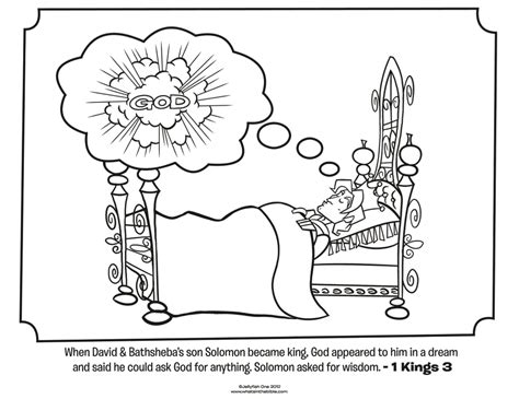 King Solomon - Bible Coloring Pages | What's in the Bible?