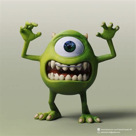 Monsters Inc Mike Wazowski