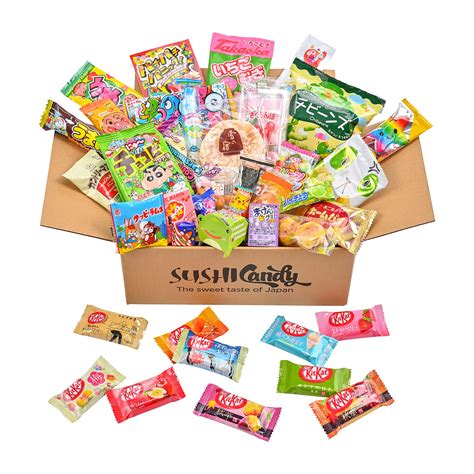 Buy 40 Japanese Candy Box 30 Japanese Snacks Plus 10 Japanese Kit Kat ...