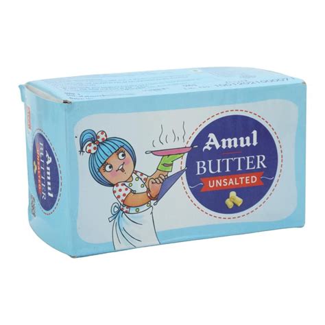 Amul Butter- Unsalted - Vrinda Super Mart