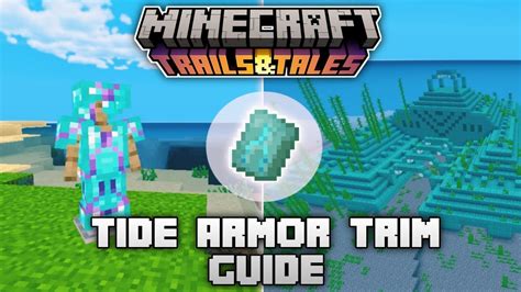 TIDE ARMOR TRIM GUIDE | MCPE 1.20+ - YouTube