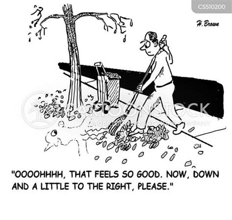 Raking Leaves Cartoons and Comics - funny pictures from CartoonStock