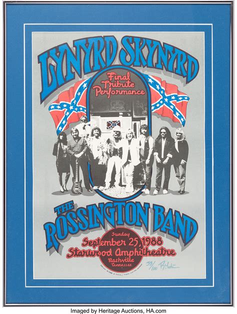 Lynyrd Skynyrd Group of Concert Posters (1988-1991).... (Total: 5 | Lot ...
