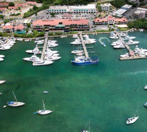 Crown Bay Marina located in a beautiful Caribbean yacht charter ...