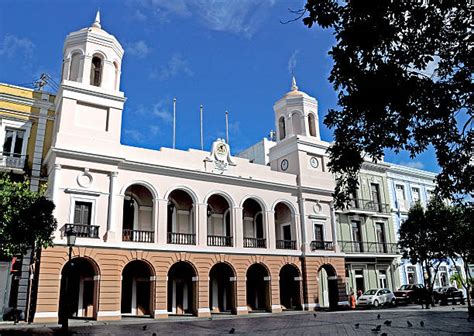 Multicolored Buildings Along Walkway In Old San Juan Puerto Rico Stock Photos, Pictures ...