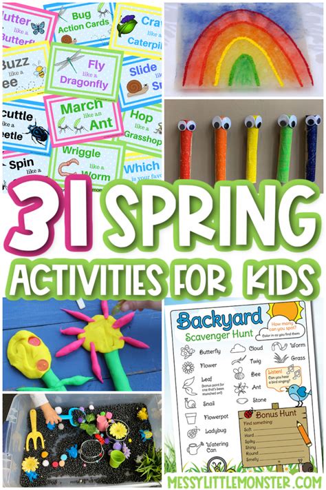 Spring Activities for Kids - Messy Little Monster