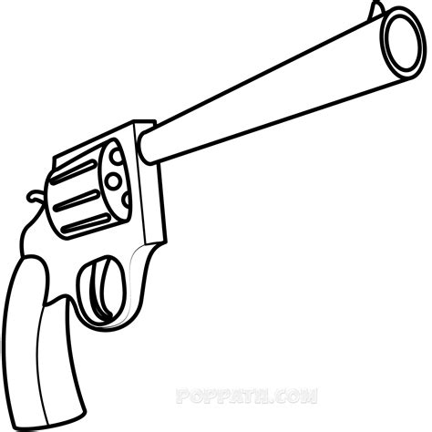 Easy Pistol Drawing at GetDrawings | Free download