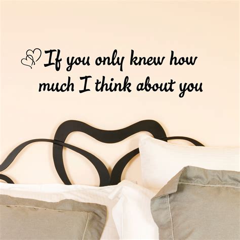 How Much I Think About You Wall Quotes™ Decal | WallQuotes.com