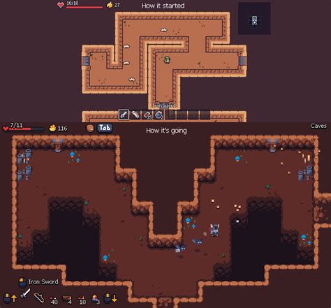 Progress on my roguelike game : PixelArt