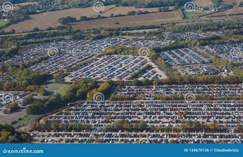 London Stansted Airport Long Stay Car Park Stock Photo - Image of ...