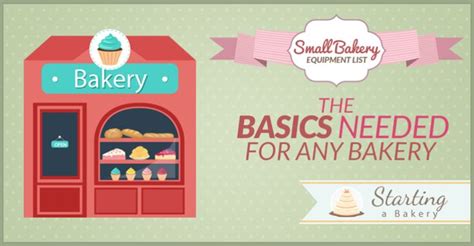 Small Bakery Equipment List – The Basics Needed for Any Bakery | Small ...