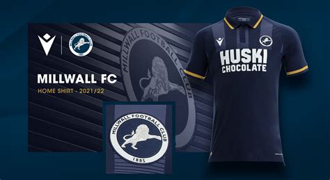 Blue & Gold in new Macron-made Millwall FC home kit!