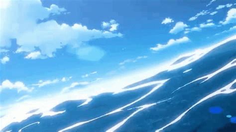 Anime Ocean GIF - Anime Ocean Butterflies - Discover & Share GIFs