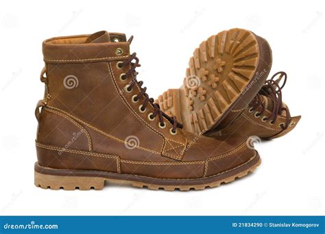 Stylish men s boots stock photo. Image of foot, style - 21834290