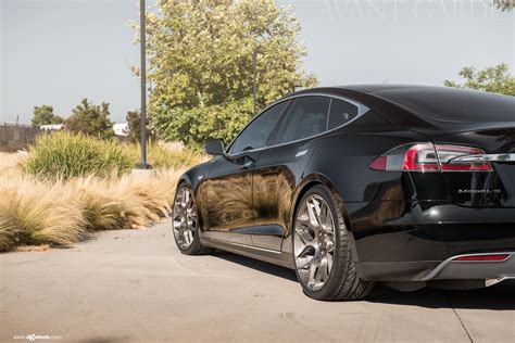 Sleek Black Tesla Model-S Goes Through Stylish Transformation — CARiD ...