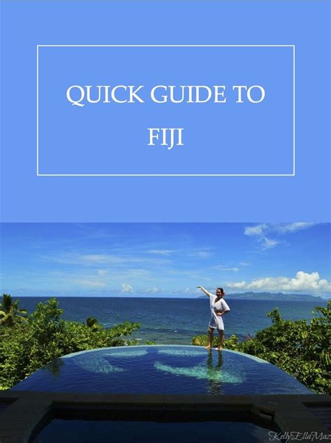 Quick Guide to Fiji | Fiji, Fiji travel, Guide