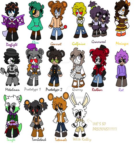 FNaF World Enemies-Part 2 by CoxinhaDoce on DeviantArt