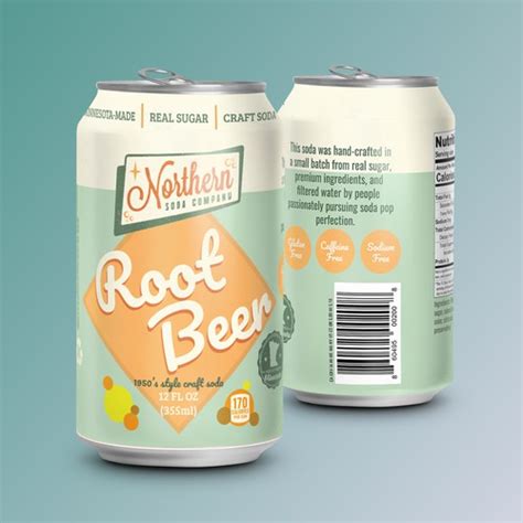 Design A Retro Soda Can Label for a Craft Soda Company | Product label contest