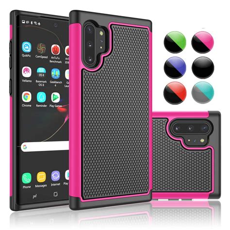 Galaxy Note 10+ 5G Cases, Phone Case for Note 10 Plus, Njjex Shock Absorbing Dual Layer Silicone ...