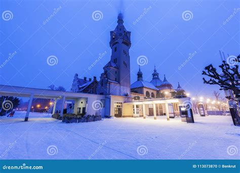 Sopot Lighthouse and Entrance To Molo Stock Photo - Image of baltic, poland: 113073870