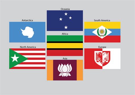 Flags of the Continents : r/vexillology