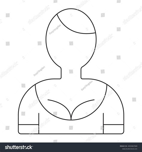 Waitress Girl Female Woman Waiter Vector Stock Vector (Royalty Free) 2093067949 | Shutterstock