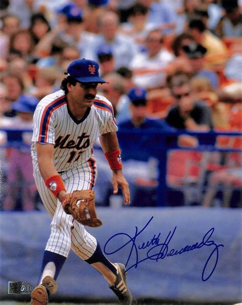 Keith Hernandez Signed 8x10 Photo Fielding (AIV) — RSA