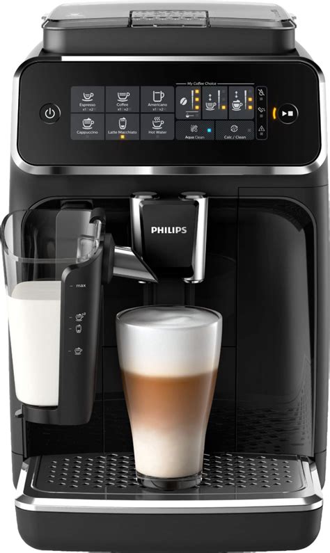 Customer Reviews: Philips 3200 Series Fully Automatic Espresso Machine w/ LatteGo, Black EP3241 ...