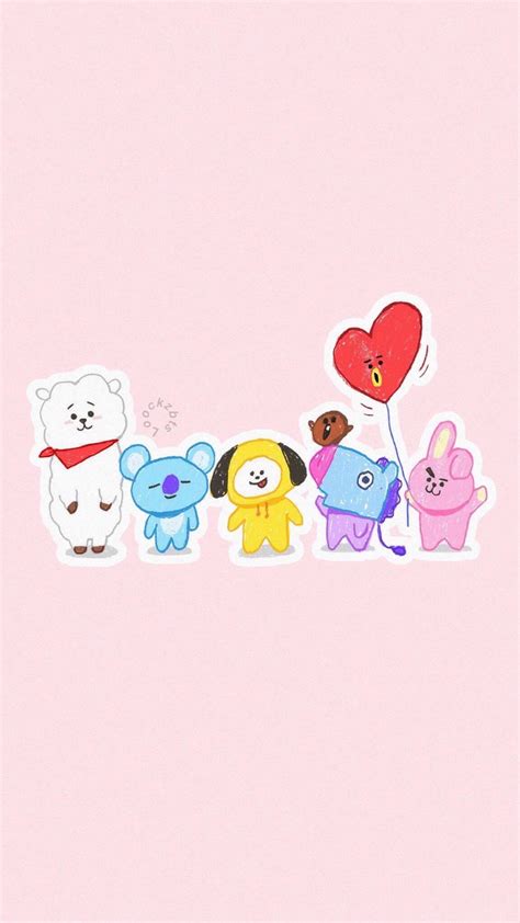 BT21 iPhone Wallpapers - Top Free BT21 iPhone Backgrounds - WallpaperAccess