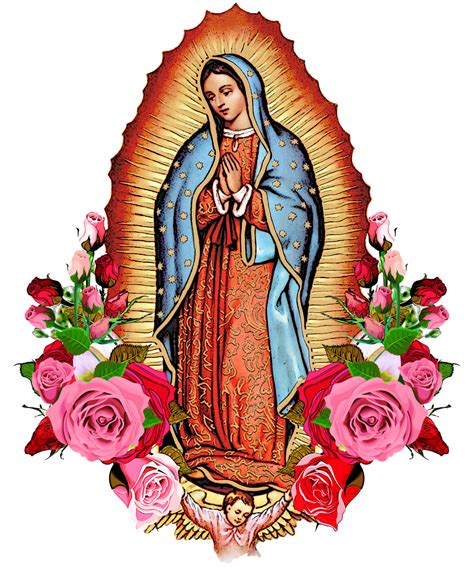 Lady of Guadalupe Cartoon Drawing