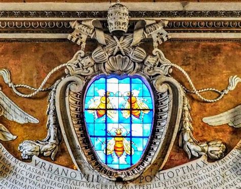 Pope Urban VIII and the Heraldic Bees of the Barberini Family, Rome ...