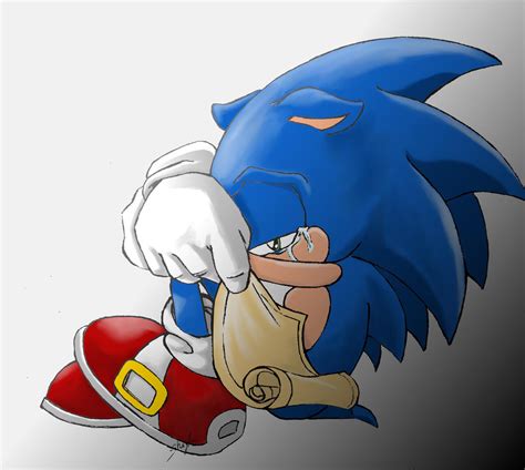 Sonic Sad by S-concept on DeviantArt