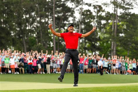 What happened the last time Tiger Woods played at the Masters?