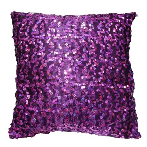Marimac Reflection A Fuchsia Decorative Cushion With Sequins - Beyond the Rack | Decorative ...