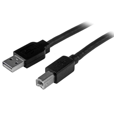 Amazon.com: 15m / 50 ft Active USB 2.0 A to B Cable - Long 15 m USB ...