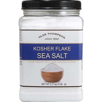 Olde Thompson Kosher Flake Sea Salt, 5 lbs | Costco