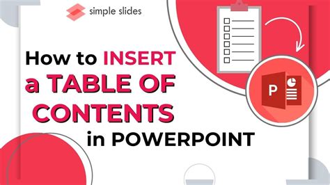 Table of Contents in PowerPoint - How to Add Guide