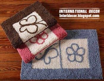 Latest models of bathroom rugs and rug sets