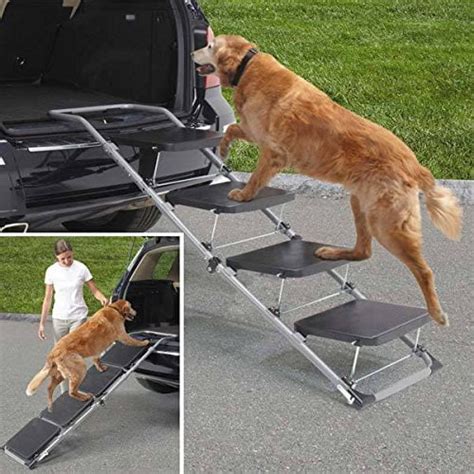 Guardian Gear Foldaway Vehicle Dog Ramp Steps for Older Senior dogs or those with Arthritis ...