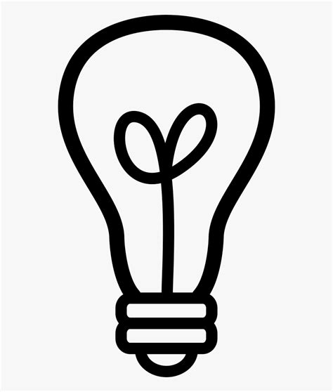 Light Bulb Outline - Light Bulb Outline Png , Free Transparent Clipart ...