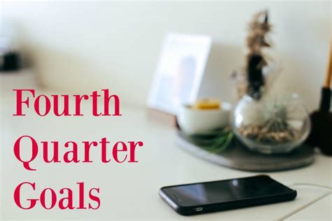 Quarterly Goals | Fourth Quarter 2016 – Stephany Writes